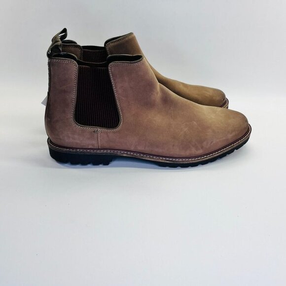 Cole Haan Mens Midland Lug Chelsea Boot Size Ch Truffle Nubuck
